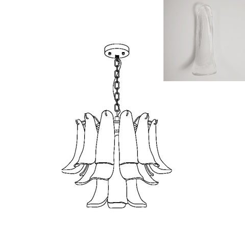 Lampadario in Vetro di Murano