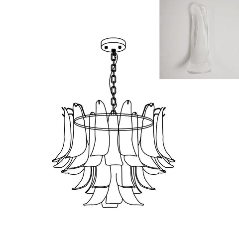 Lampadario in Vetro di Murano