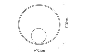 Lampe Murale Musa — Plans de dimensions 1