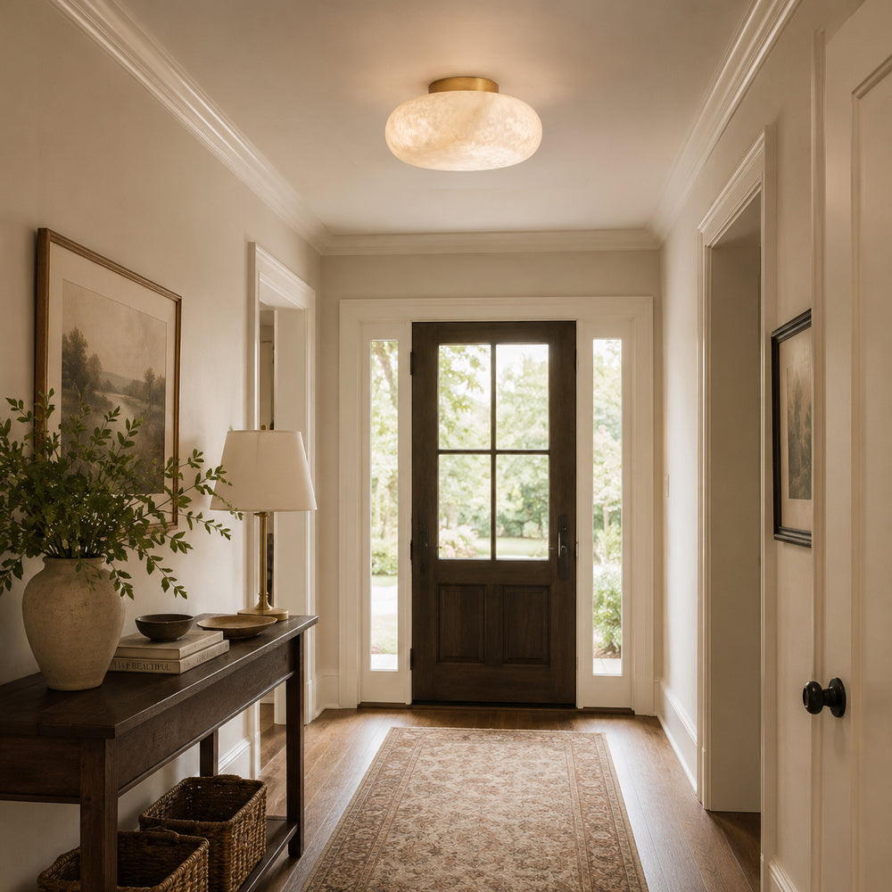 Nemo Alabaster Semi-Flush Mount – detail 2