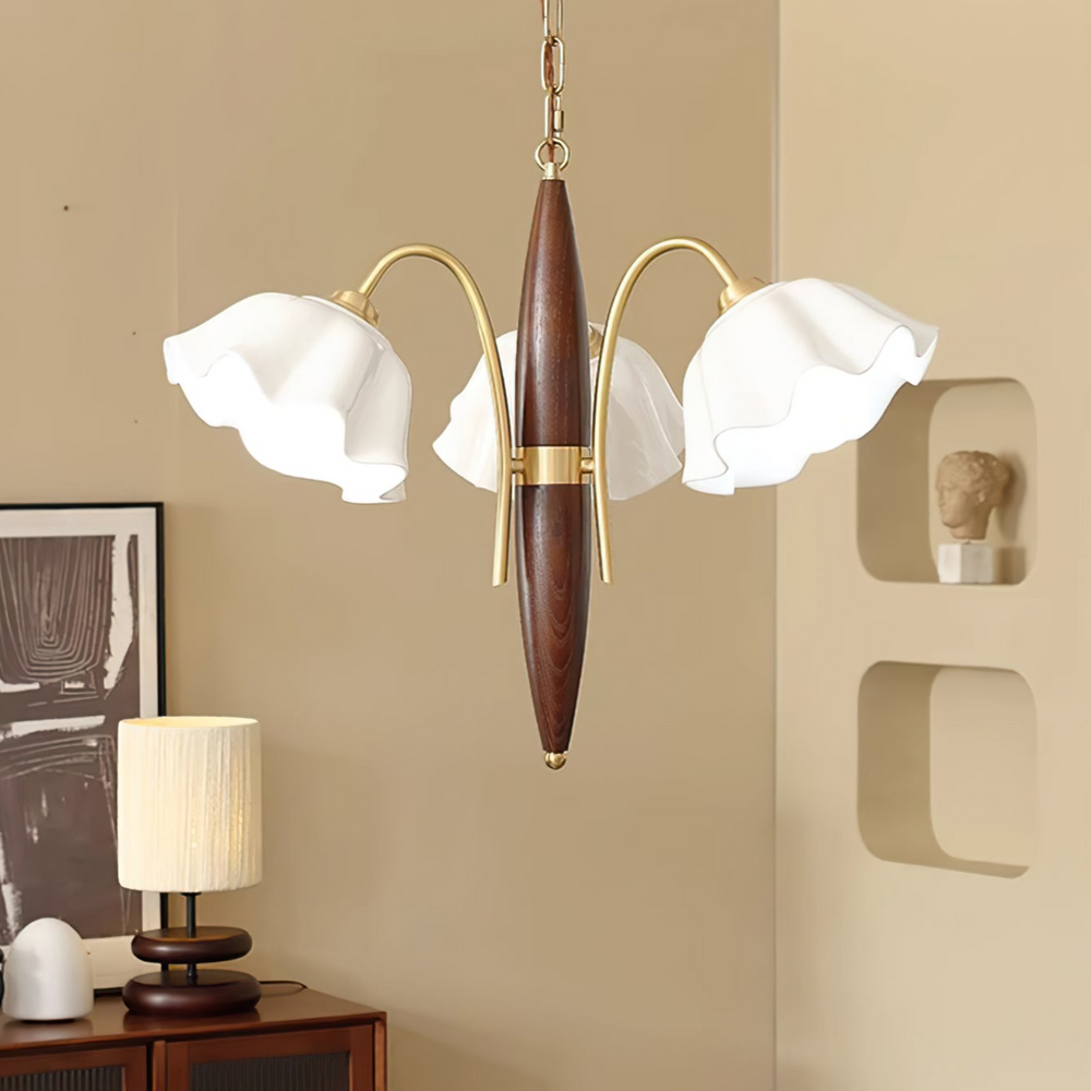 Olina Flower Ceramics Chandelier – detail 2