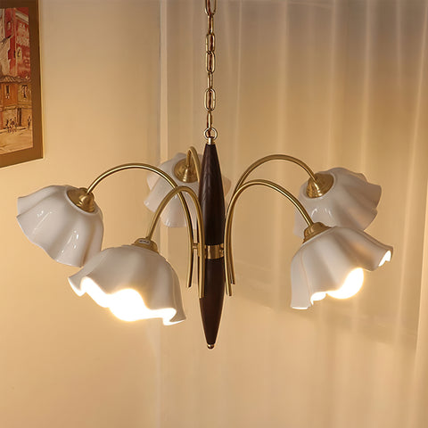 Olina Flower Ceramics Chandelier – detail 12