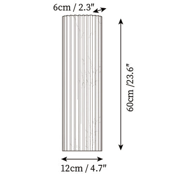 Ondas Alabaster Wall Lamp — Dimension drawings 2