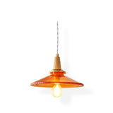 Orange Glas Pendelleuchte