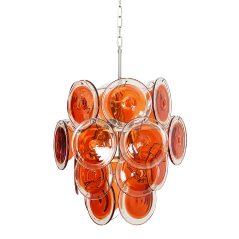 Orange Murano Chandelier – detail 29