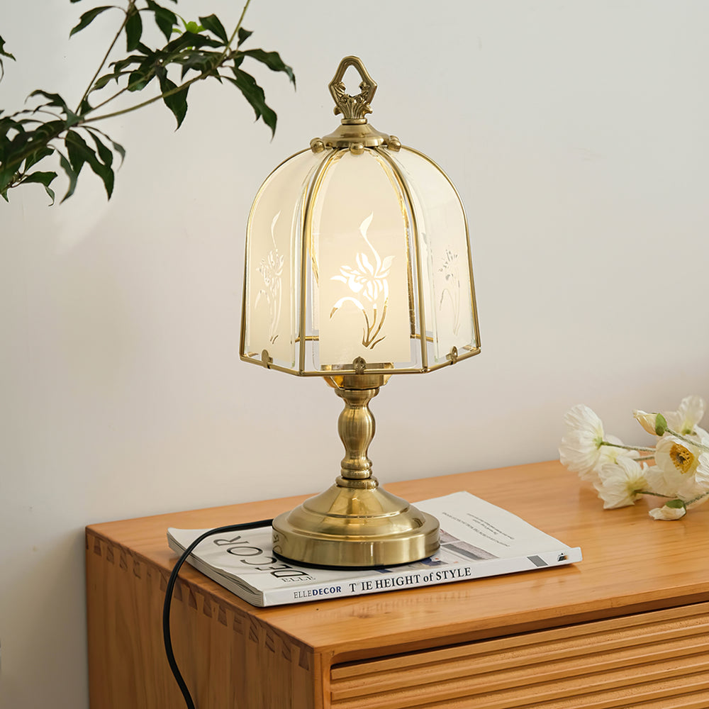 Orchid Glass Table Lamp – detail 2