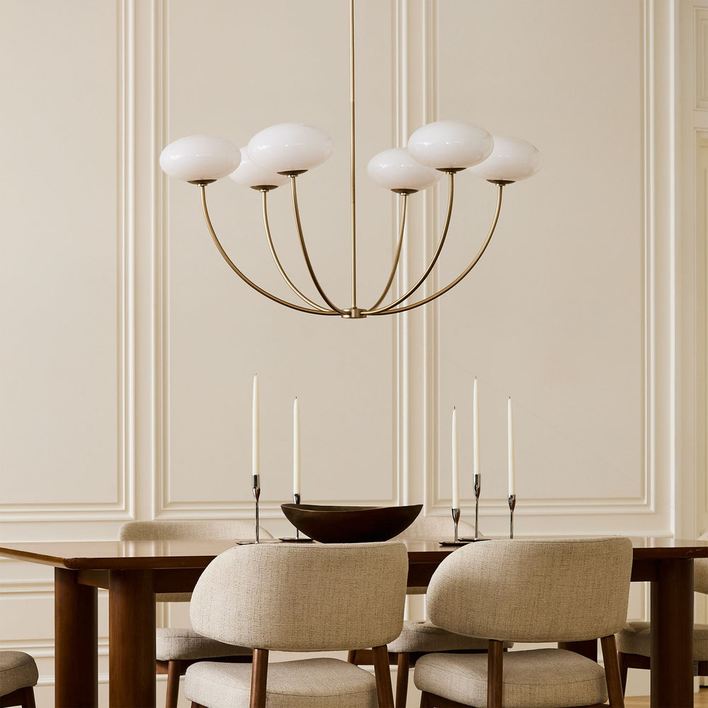 Orillia Brass Chandelier – detail 2