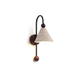 Overlook Travertine Wall Sconce