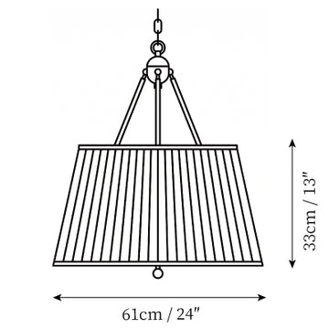 Pelham Pendant Light — Dimension drawings 1