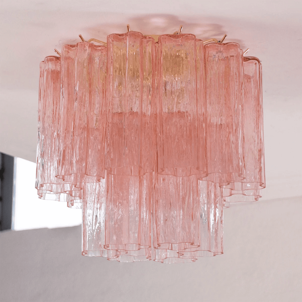 Peony Glass Semi-Flush Mount – detail 2