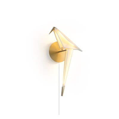 Perching Bird A Wandleuchte mit Stecker