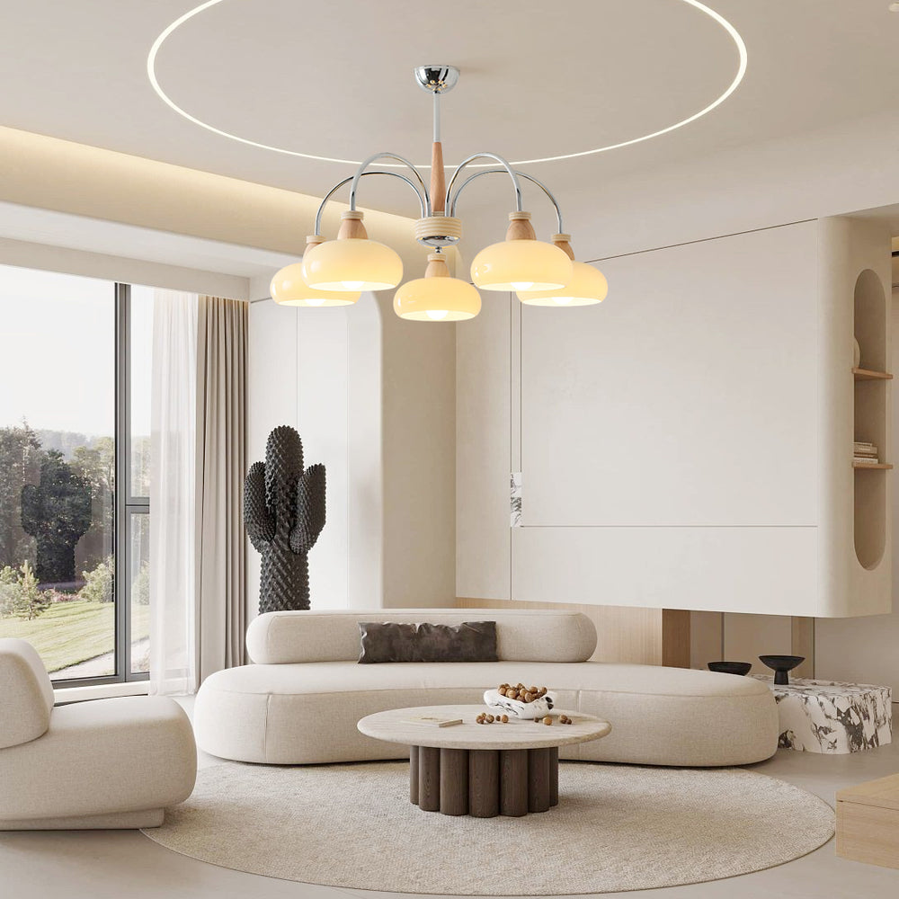 Persimmon Wood Chandelier – detail 2