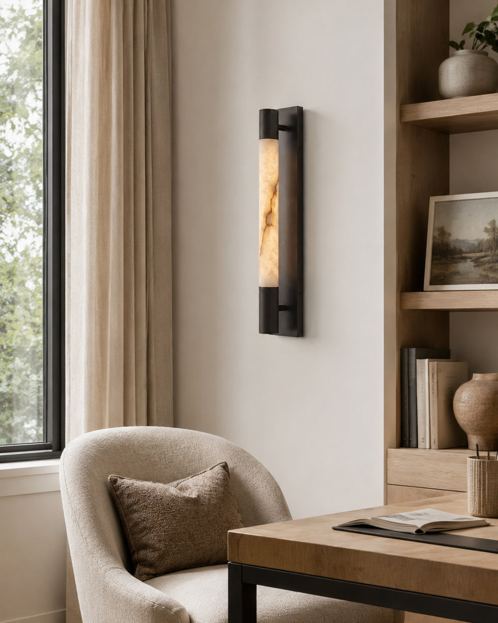 Pharos Alabaster Wall Sconce – detail 2