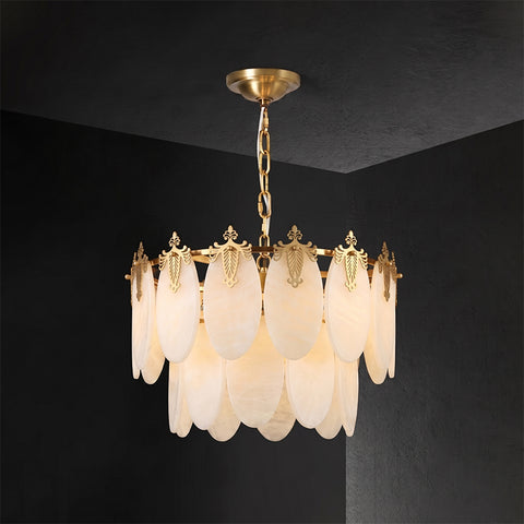 Lampadario Camisa in Alabastro
