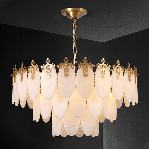 Lampadario Camisa in Alabastro