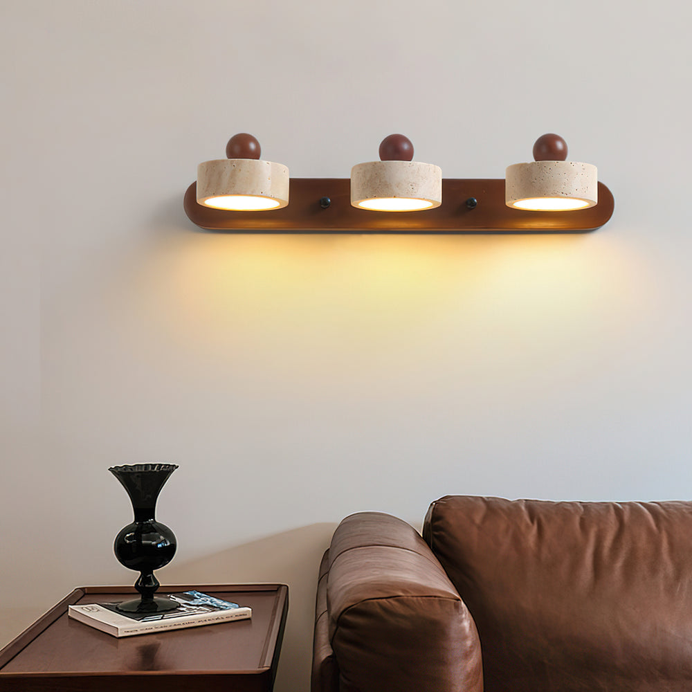 Piero Travertine Wall Lamp – detail 2