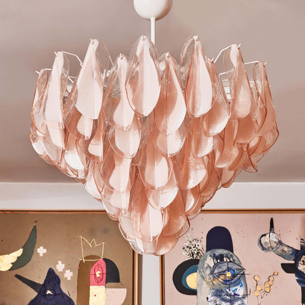 Verona Pink Chandelier – detail 2