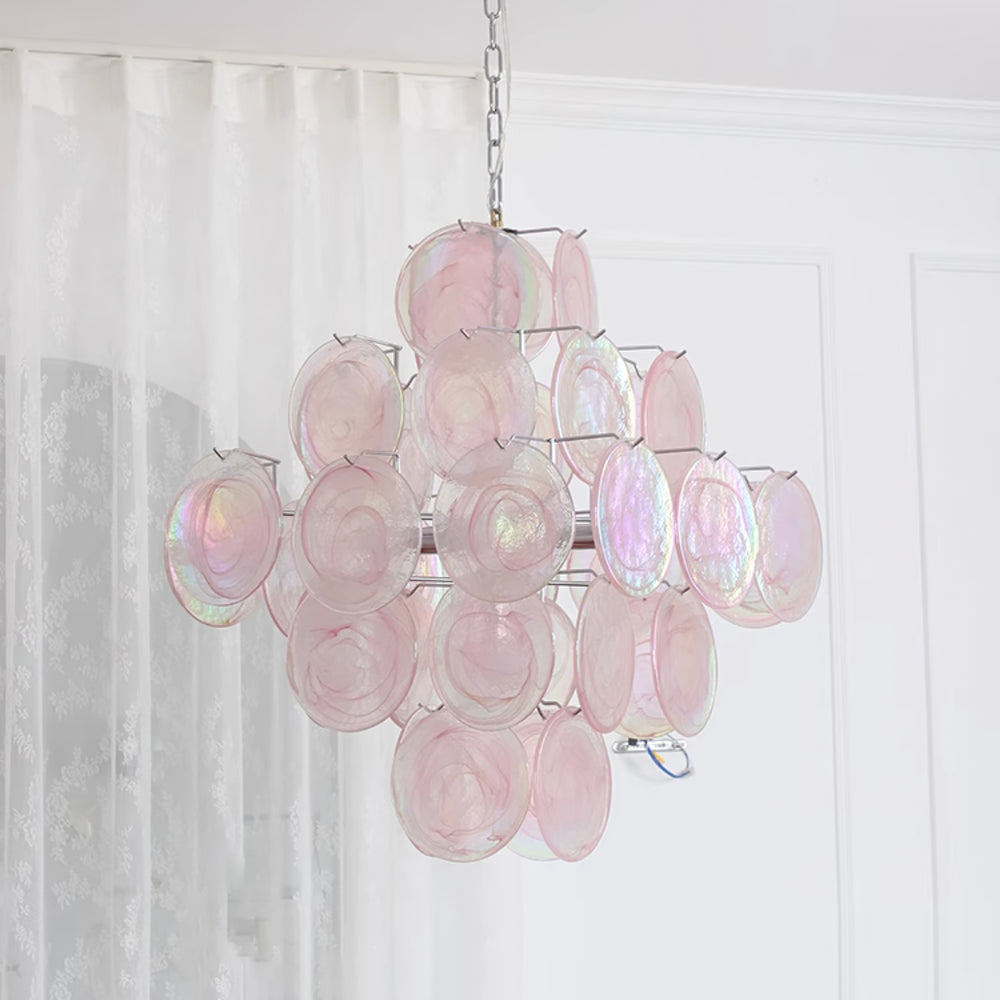Pink Murano Chandelier – detail 2