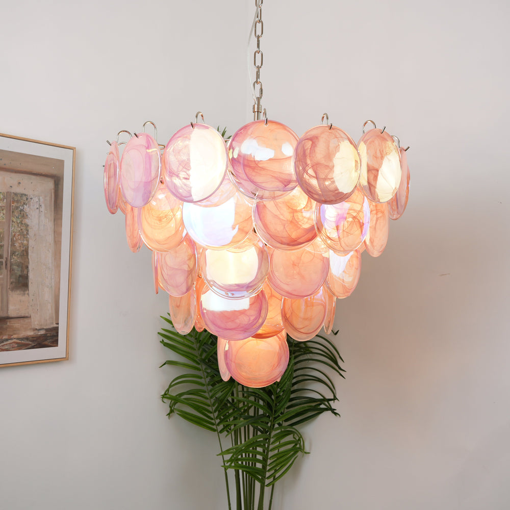 Murano Disc Chandelier – detail 2