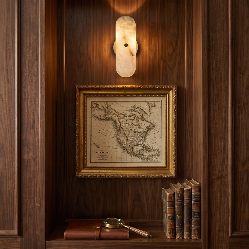 Pittock Alabaster Wall Sconce – detail 2