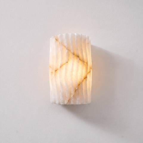 Pleated Alabaster Wall Sconce – detail 16