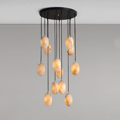Pod Alabaster Combination Chandelier – detail 20