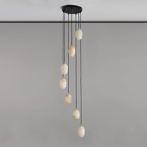 Pod Alabaster Combination Chandelier – detail 22
