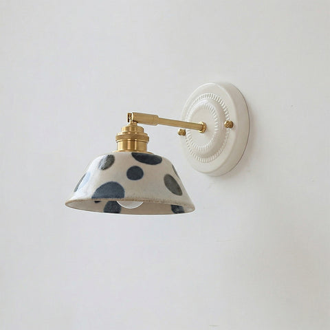 Porcelain Indigo Ceramics Wall Sconce – detail 19