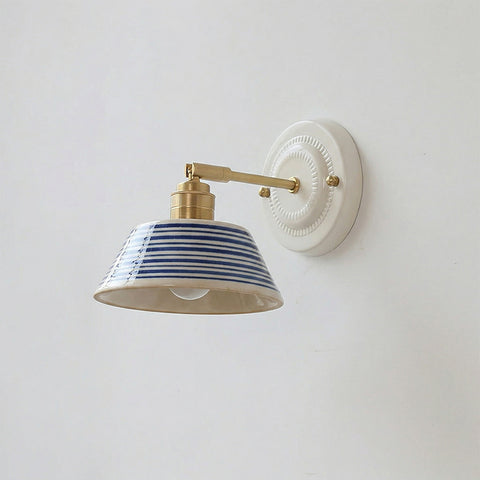 Porcelain Indigo Ceramics Wall Sconce – detail 18