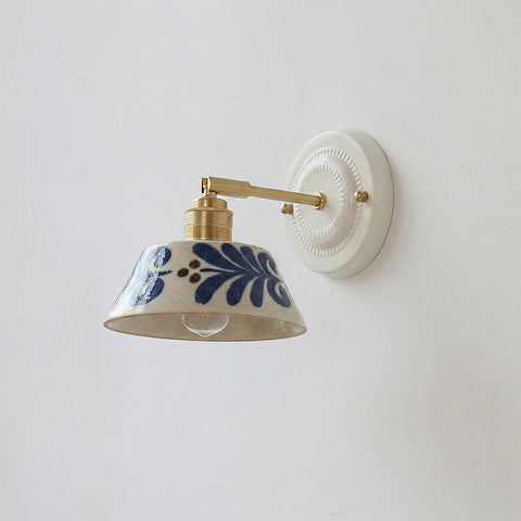 Porcelain Indigo Ceramics Wall Sconce – detail 17