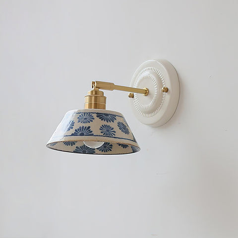 Porcelain Indigo Ceramics Wall Sconce – detail 16