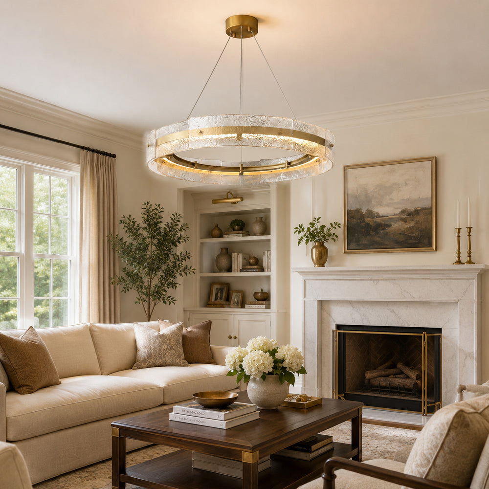 Prado Halo Glass Chandelier – detail 2