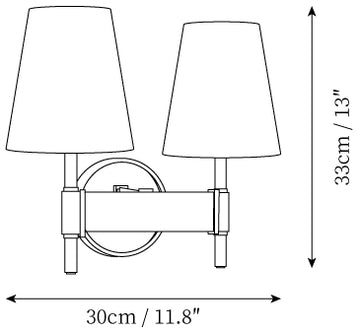 Prescot Wall Light — Dimension drawings 2