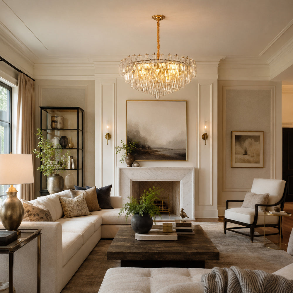 Presidio Glass Chandelier – detail 2