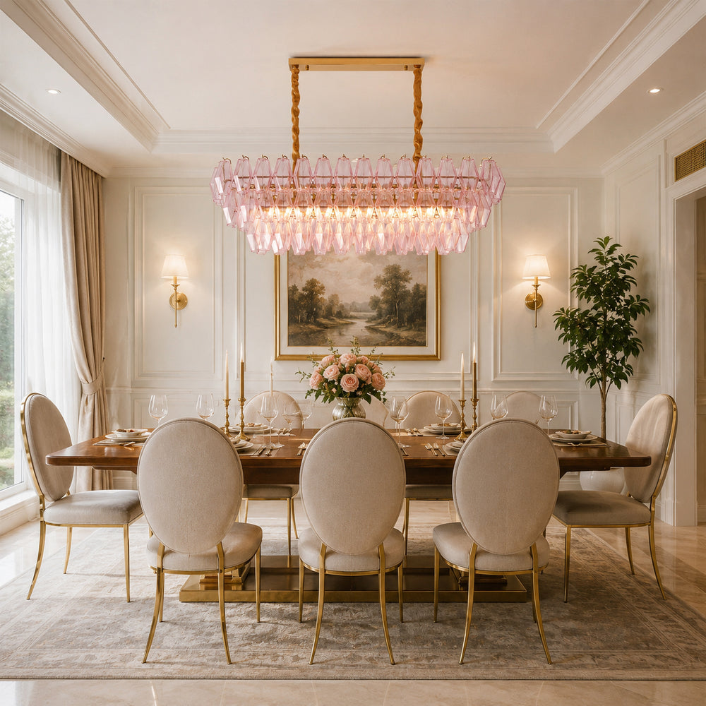Presidio Long Glass Chandelier – detail 2