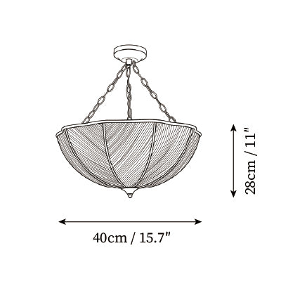 ∅ 15.7″ x H 11″