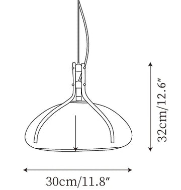 Quadrifoglio Pendant Lamp — Dimension drawings 1