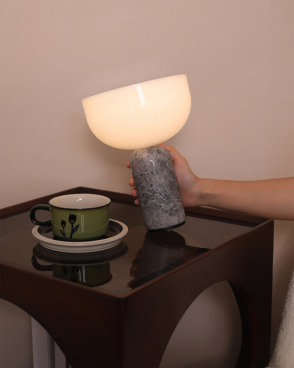 Renard Marble Table Lamp – detail 2