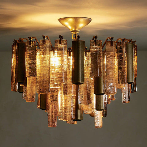Reykjavik Glass Flush Mount Ceiling Light – detail 14