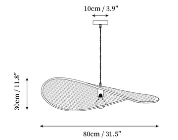 Ridotti Pendant Lamp — Dimension drawings 1