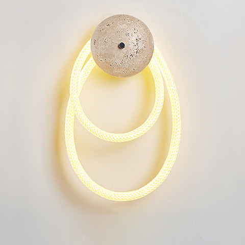 Rigel Travertine Wall Lamp – detail 6