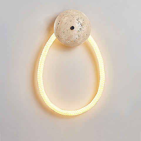 Rigel Travertine Wall Lamp – detail 8