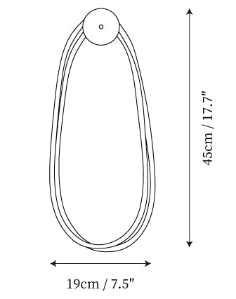 Rigel Wall Lamp — Dimension drawings 3