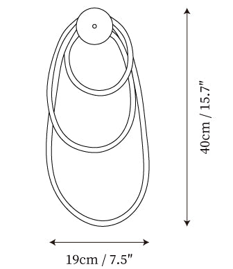 Rigel Wall Lamp — Dimension drawings 4