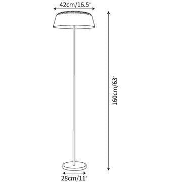 Ring Floor Lamp — Dimension drawings 1