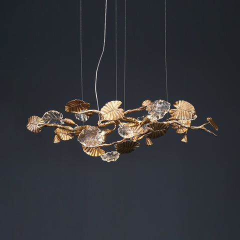 Rosamund Leaf Chandelier – detail 11