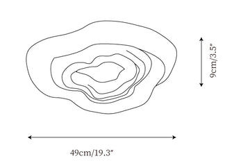 Roses Ceiling Lamp — Dimension drawings 1