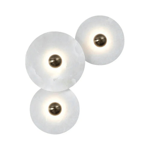 Round Alabaster Combination Wall Lamp – detail 17