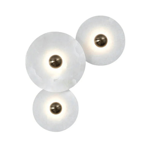 Round Alabaster Combination Wall Lamp – detail 18