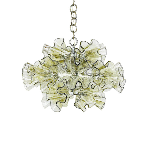 Ruffled Petal Glass Chandelier – detail 11